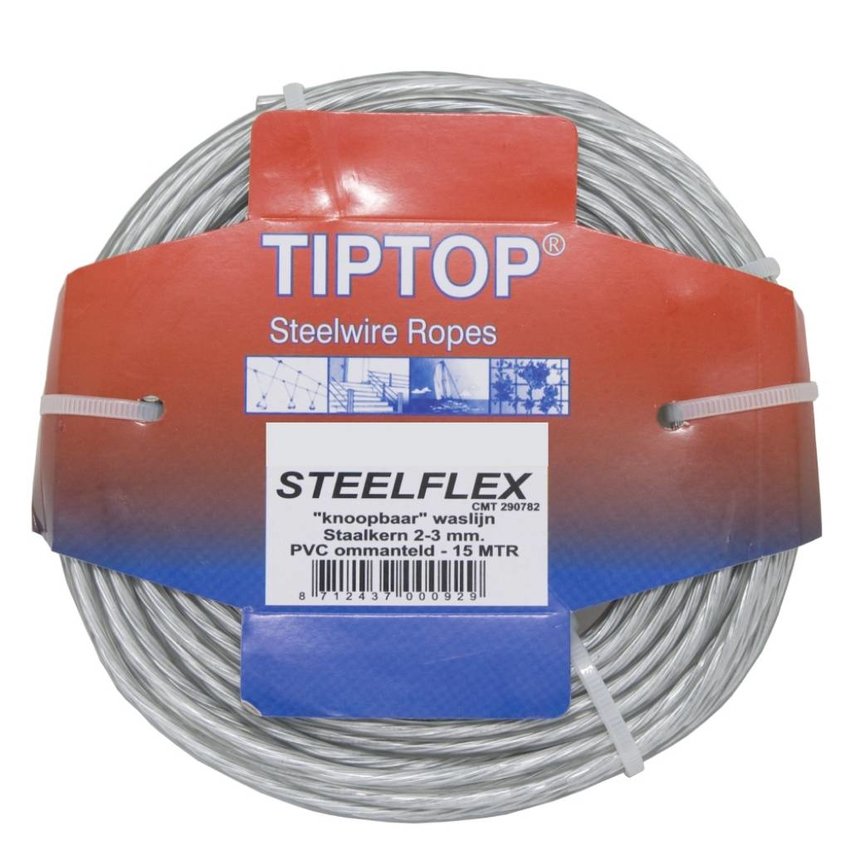 Steelwire - Washingline clotheslinedraad 15 wasline making