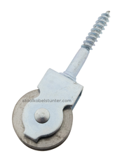 Schroefkatrol met rvs schijf of wiel