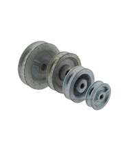 Gusseiserne Scheibe Halbrund 30mm