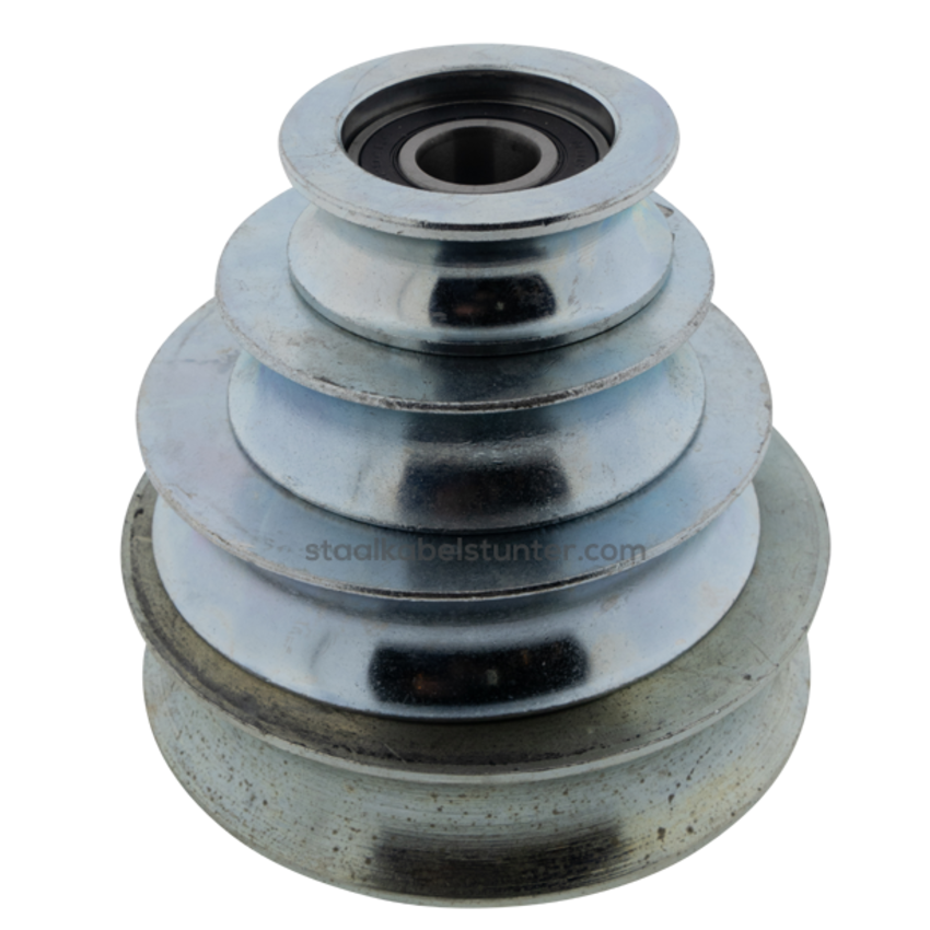 Stalen Wheel or sheave hemispherical bearing