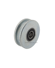 Stalen Wheel or sheave with square groove bearing