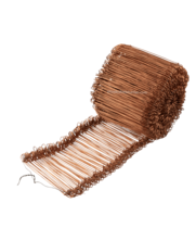 Tie-wire - Twisting wires calcined copper plated 1,0x120mm