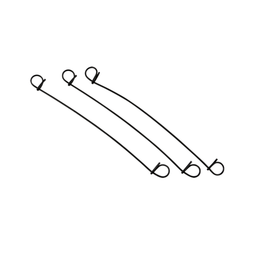 Sackverschluss Drahtsackverschlüsse Ösendraht Rödeldraht Wire Ties 1,4x100mm