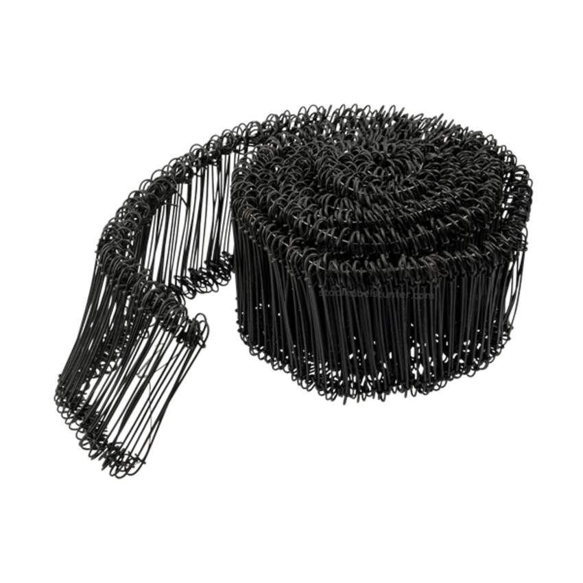 Tie-wire - Zakkensluiters Zwart Geplastificeerd 1,4x120mm