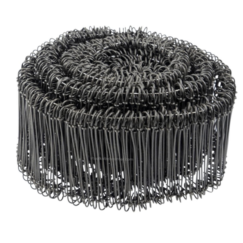 Tie-wire - Twisting wires black PVC 1,4x120mm