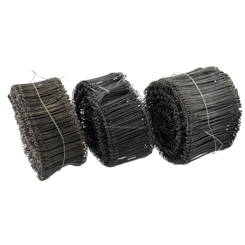 Tie-wire - Zakkensluiters Zwart Geplastificeerd 1,4x140mm