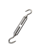 Turnbuckle stainless M6 hook-hook