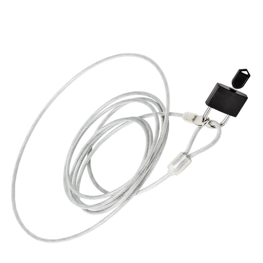 Beveiligingskabel  5 meter met hangslot