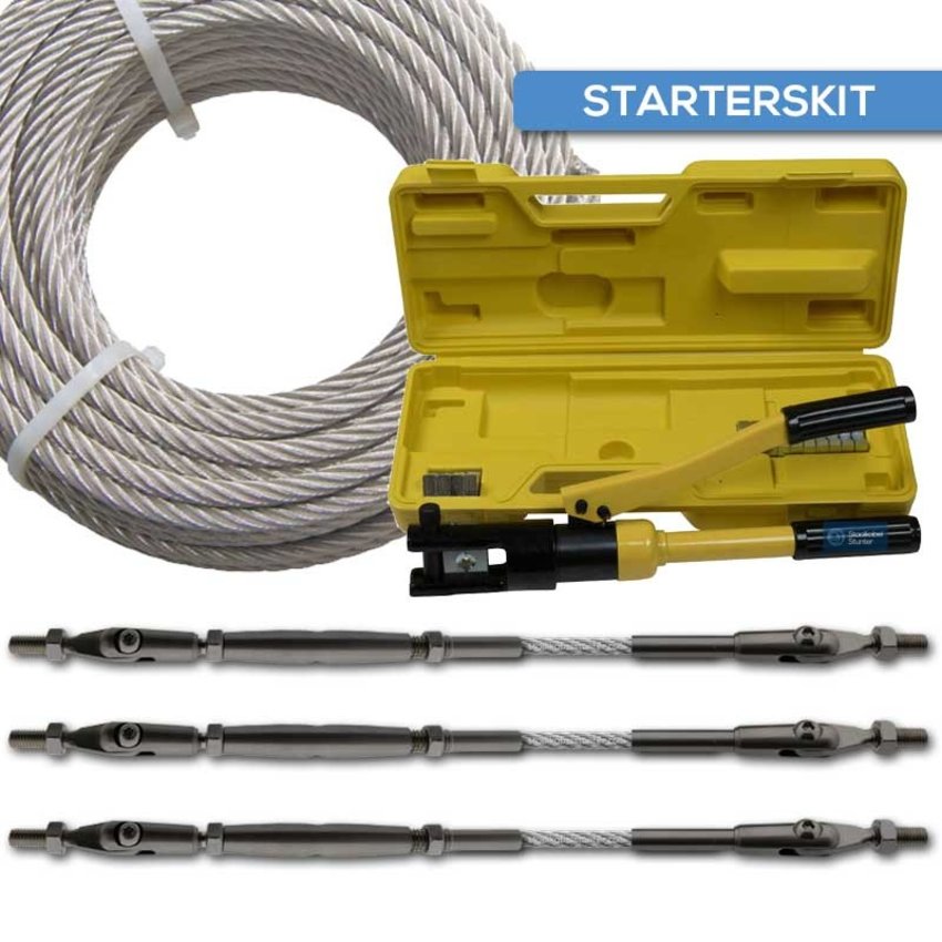 Stahlkabel Balustrade Starter-Kit