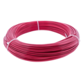stainless Wire Rope 2/3 mm Red PVC 100 meter