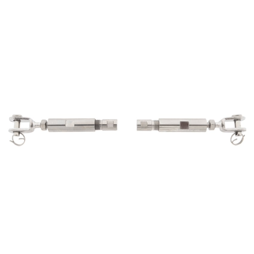 Jaw terminals stainless 4mm right