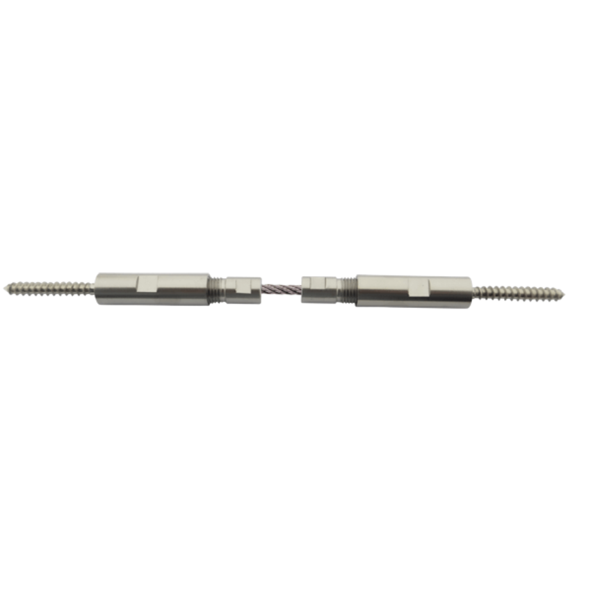 Woodscrew terminals stainless 4mm left