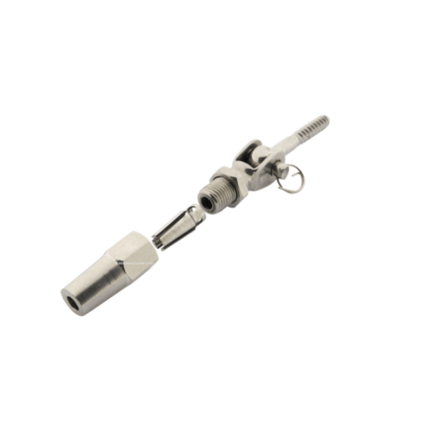 Stainless Steel Balustrade Kit 5mm with Wire Rope and Swage Terminals – ready to install