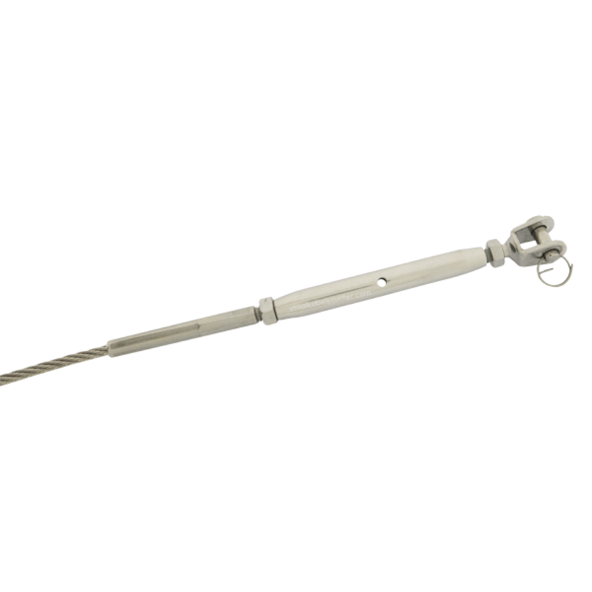 Stainless Steel Balustrade Kit 5mm with Wire Rope and Swage Terminals – ready to install