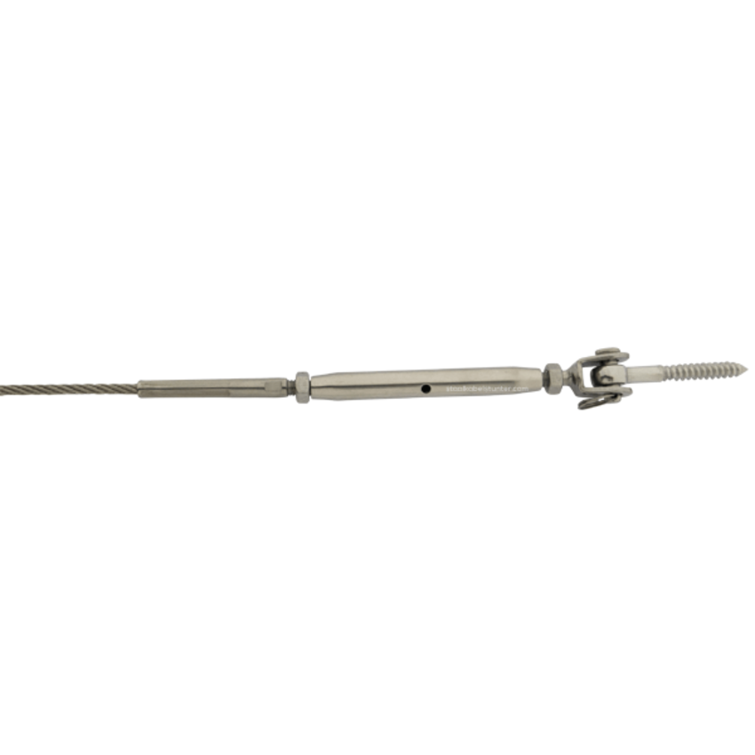 Stainless Steel Balustrade Kit 5mm with Wire Rope and Swage Terminals – ready to install