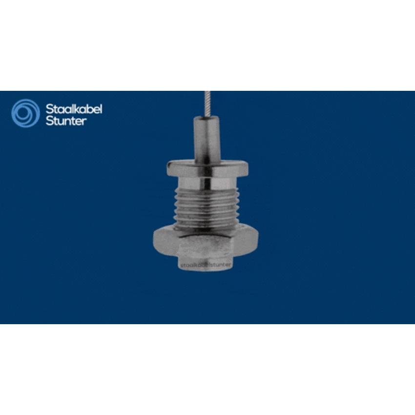 Adjustable Shelf Gripper 1–1.5 mm Wire Rope – 10 kg