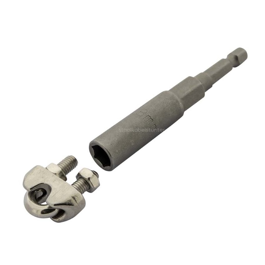 Wire Rope Clip bit for  m4 - 7mm diepe connection