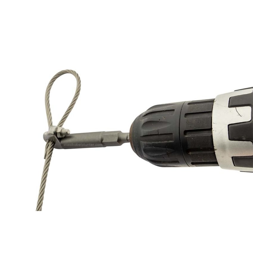 Wire Rope Clip bit for  m4 - 7mm diepe connection