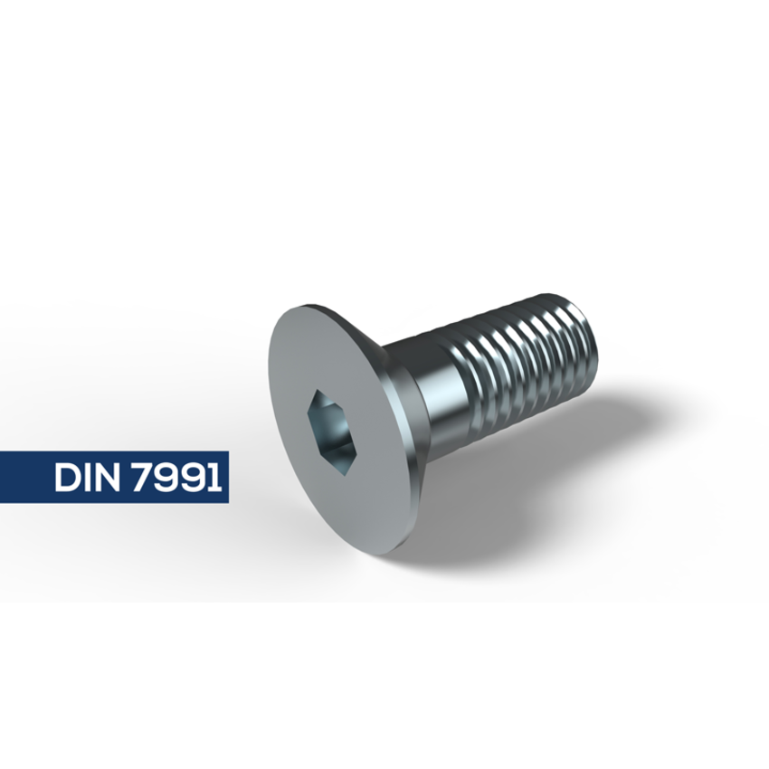 stainless sunk head screw DIN 7991 / ISO 10642