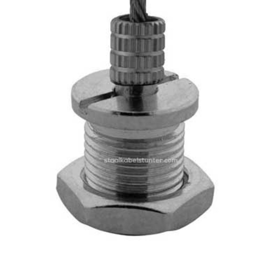 Steel cable sliding system for shelves 2.5 mm