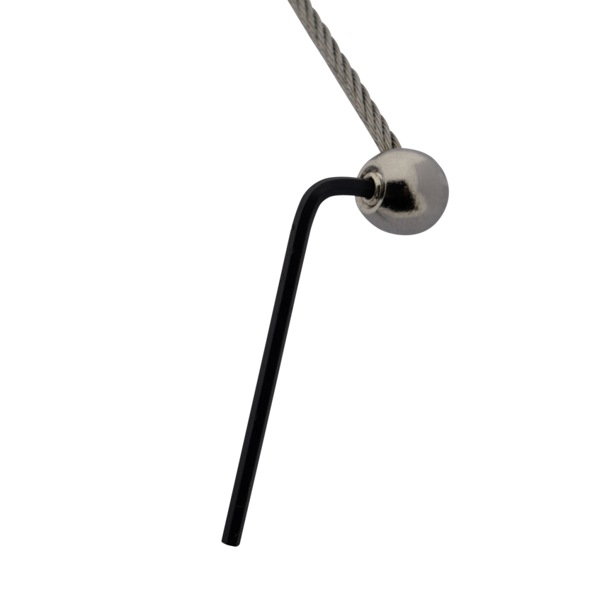 Edelstahl Seilstopper Ball geformt 2 und 3mm Stopper für Stahlseil