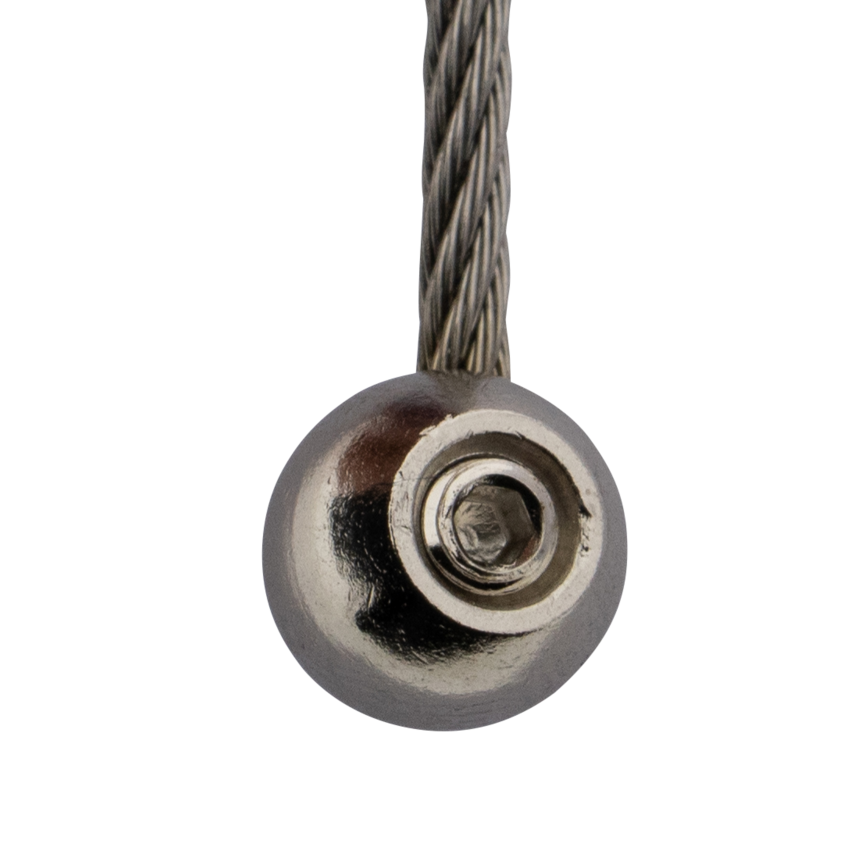 stainless Endstops Ball-shaped for   2 and 3mm Wire Rope