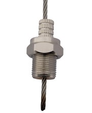Steel cable sliding system for shelves 2.5 mm
