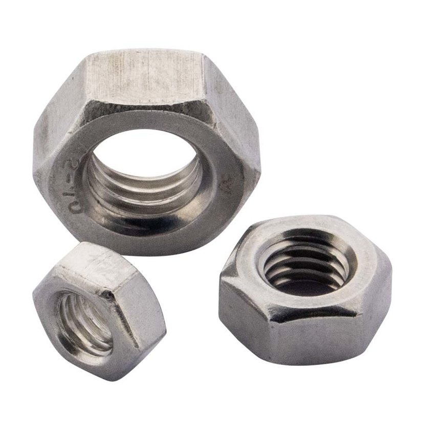 stainless hex nuts  inox A2 Din 934