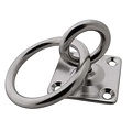 stainless Eyeplate 40mm turnable with Ring
