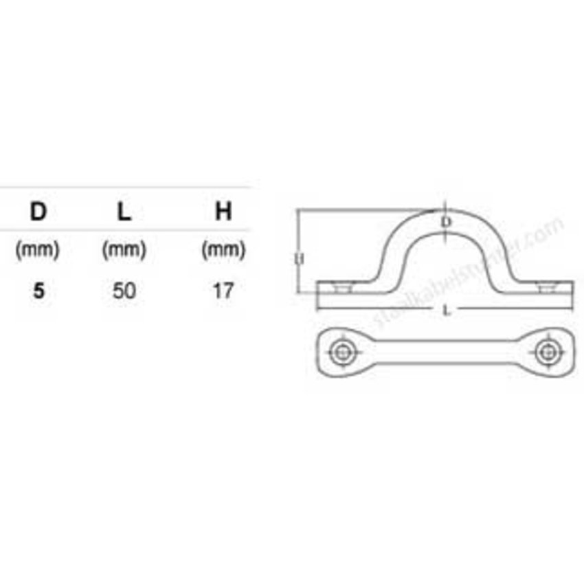 clamp stainless 304 round saddle