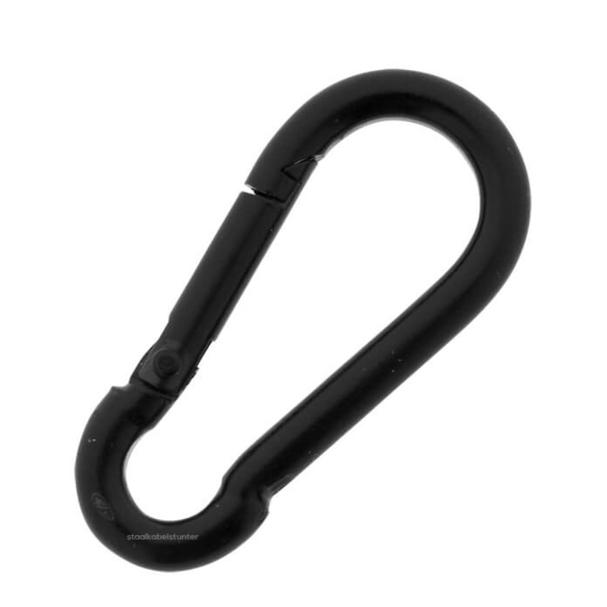 black Snap Hook 60mm