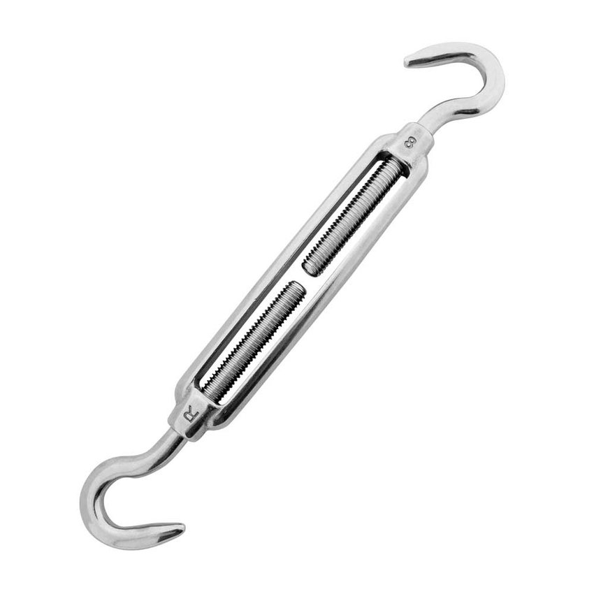 Turnbuckle stainless M5 hook-hook