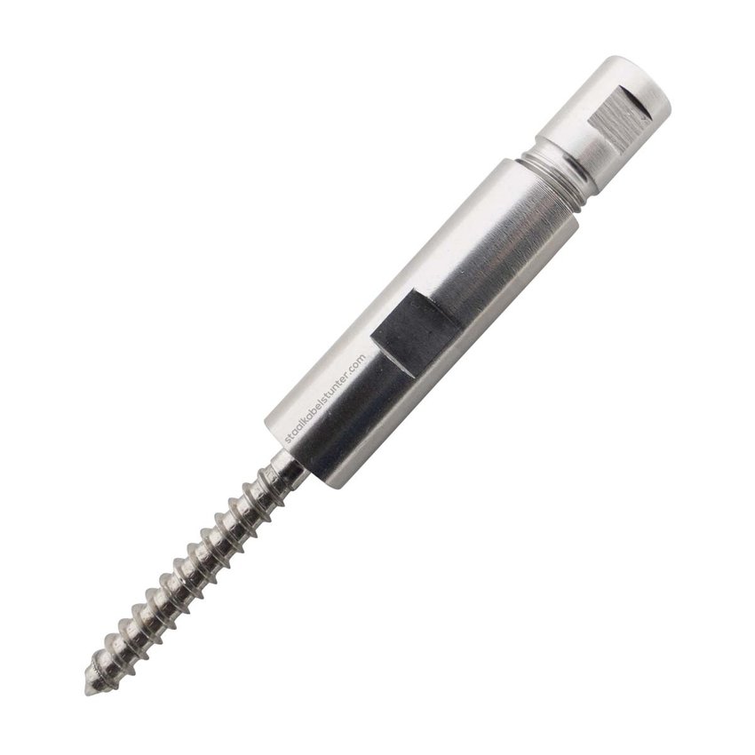 Woodscrew terminals stainless 4mm left