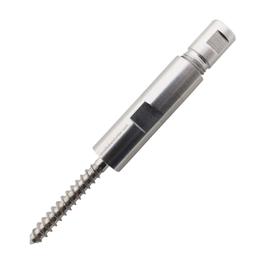 Woodscrew terminalsstainless 5mm left