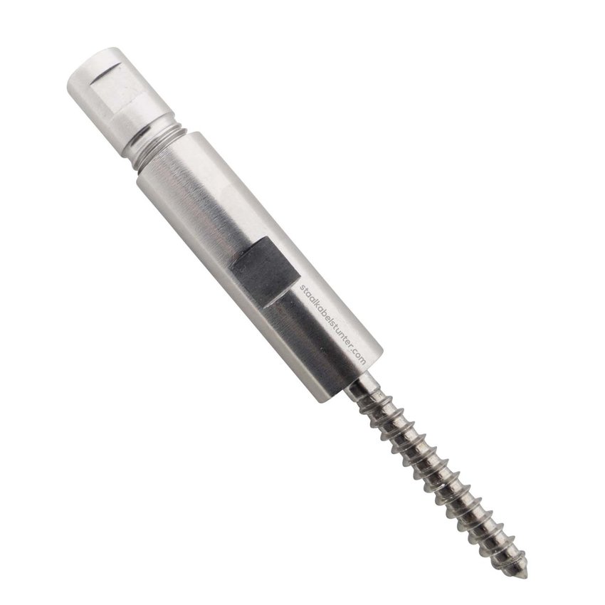 Woodscrew terminalsstainless 5mm right