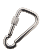 Snap Hook asymmetric Stainless with screw 6x60mm