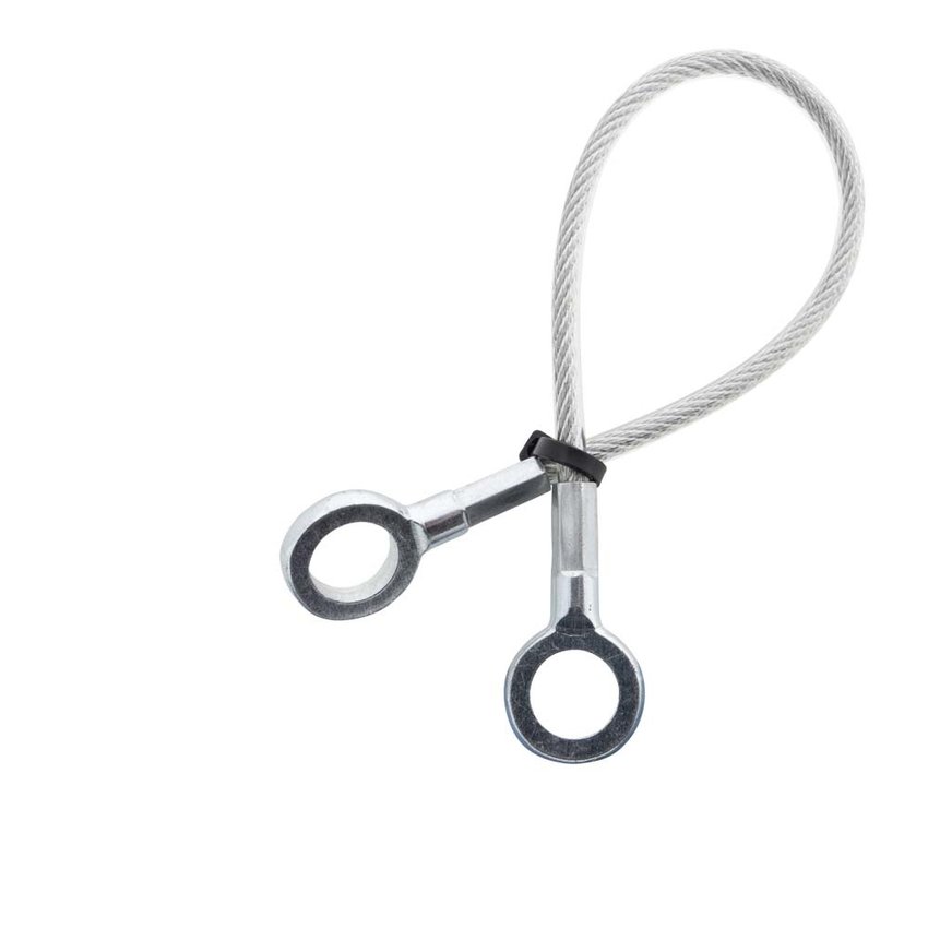 Safetycables  20cm with loops black