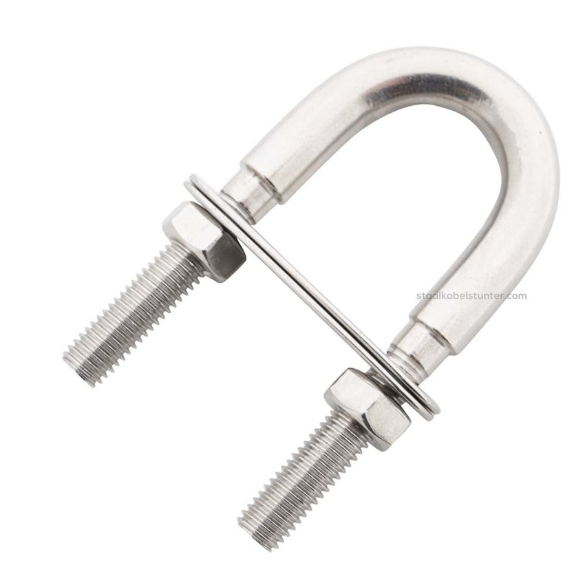 U-bolts stainless M8