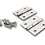 stainless hinges 38x36mm  2 pieces