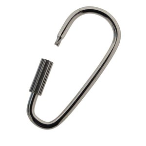 Snap Hook with ribbed screw