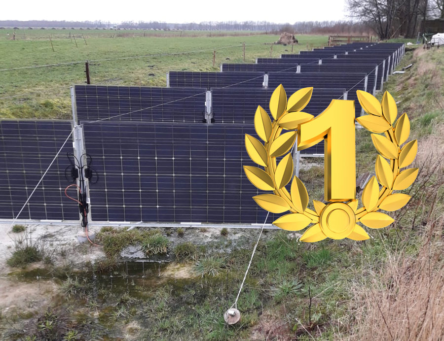 Zonnepanelen schoren