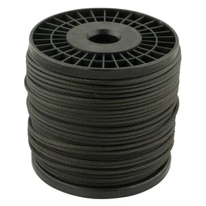 Wire Rope 4 mm black 100 meter