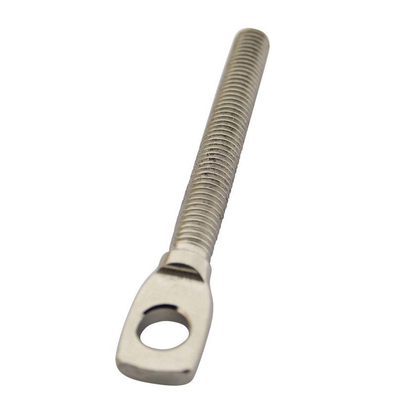 stainless screw-eye Plat right  metric