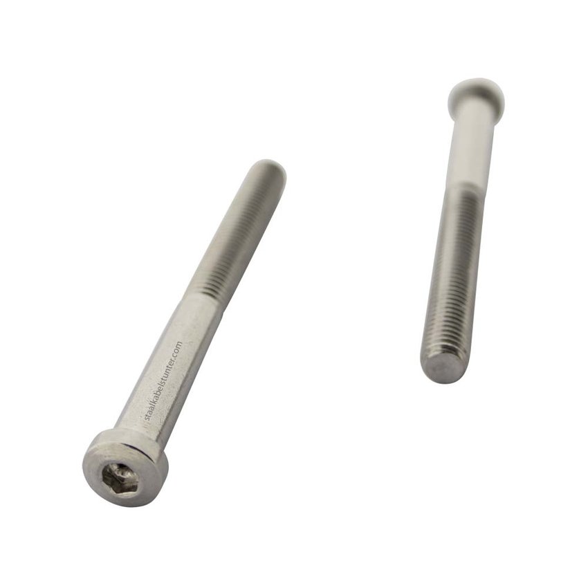 External thread terminals left M6x75 Stainless steel Bolt for railing system