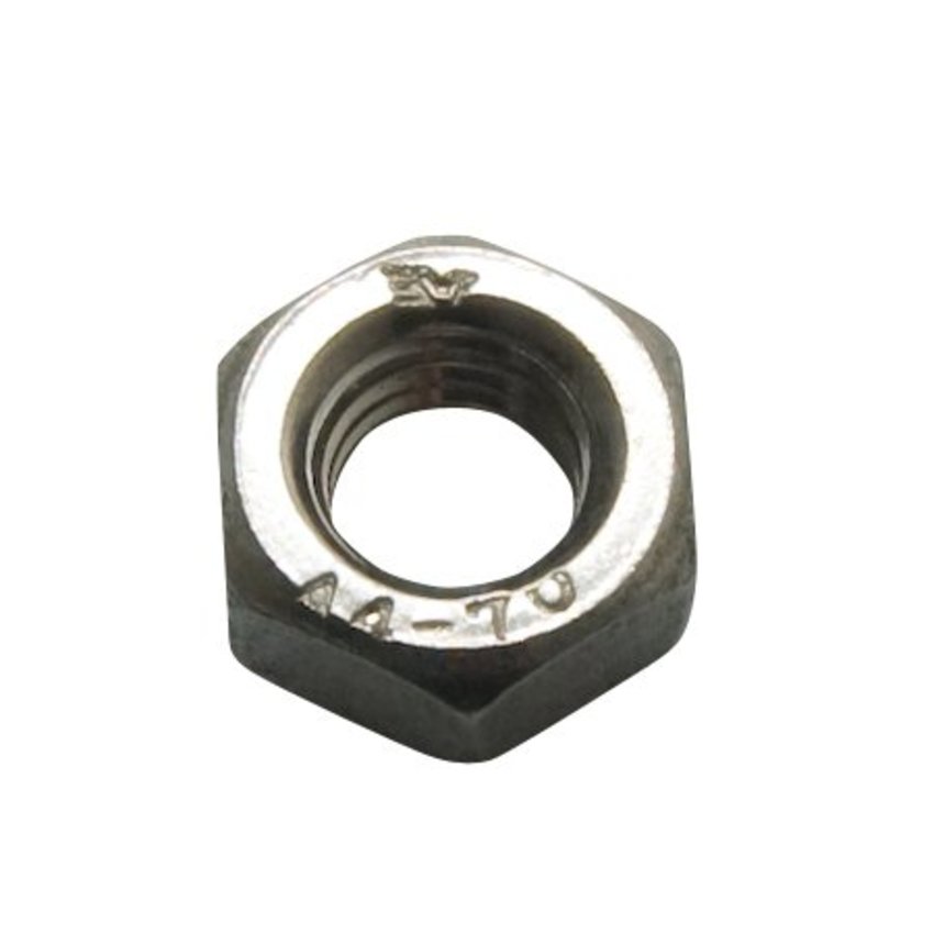 left stainless hex nuts  inox A2 Din 934