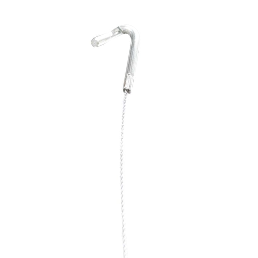 Staalkabel met aangeperste haak Haakdikte 4 mm