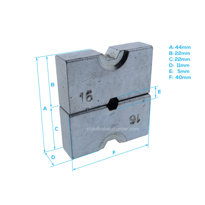 Extra gehard adapter for  Hydraulic Crimping tool