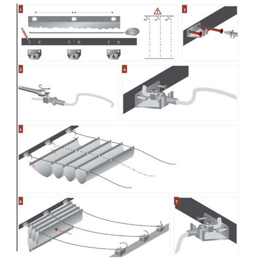 Staalkabel geleidings systeem harmonicadoek