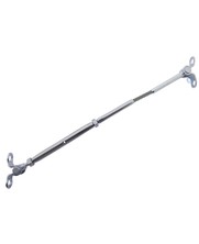 Drahtseil-Balustraden-Kit 5 mm - Diagonale Pressklemme Holz Sparsam