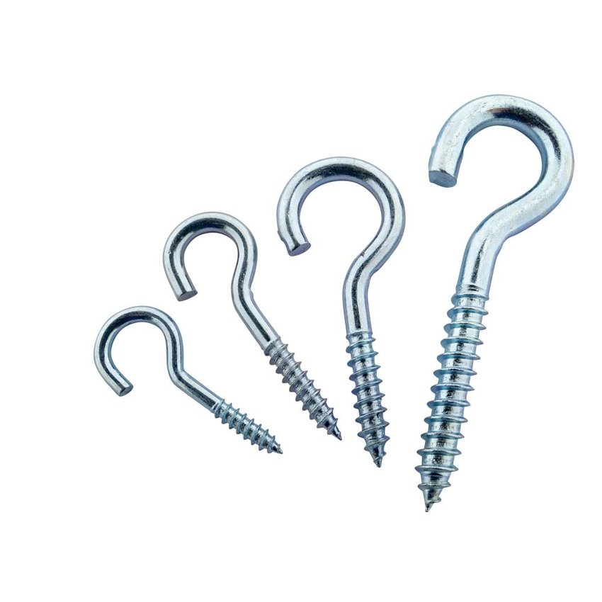 Screwhooks 60mm - 20 pieces galvanised version